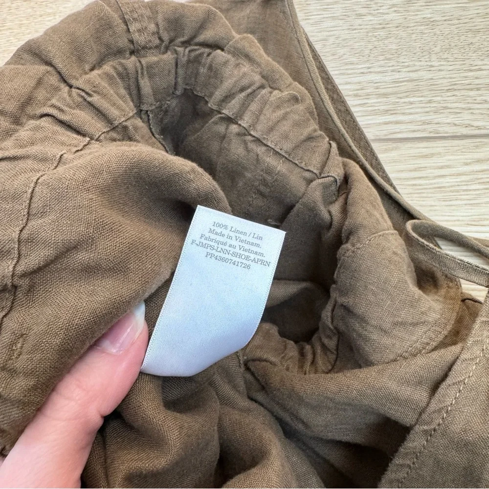 everlane linen shoestring jumpsuit